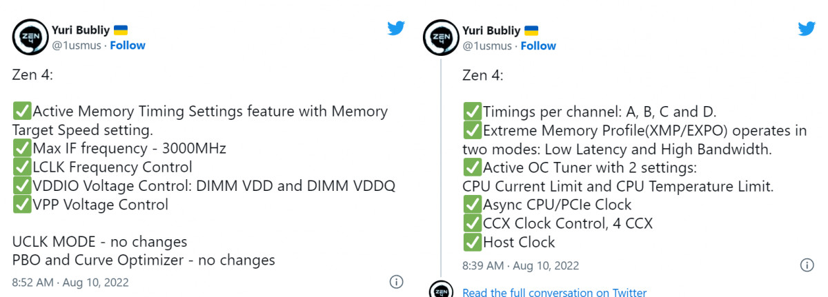 Zen 4 - Ryzen 7000 információk