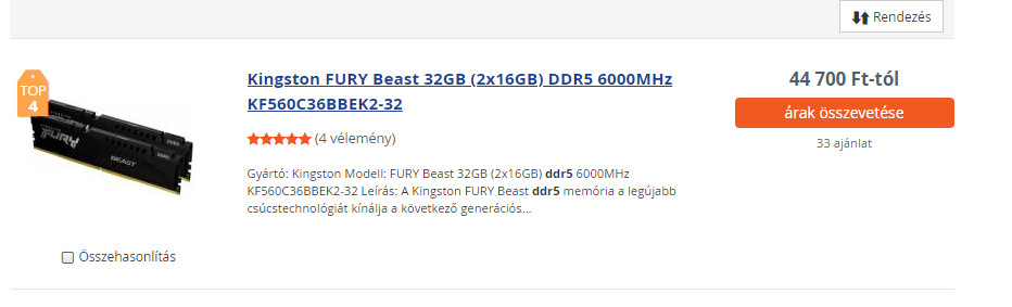 DDR5 memória