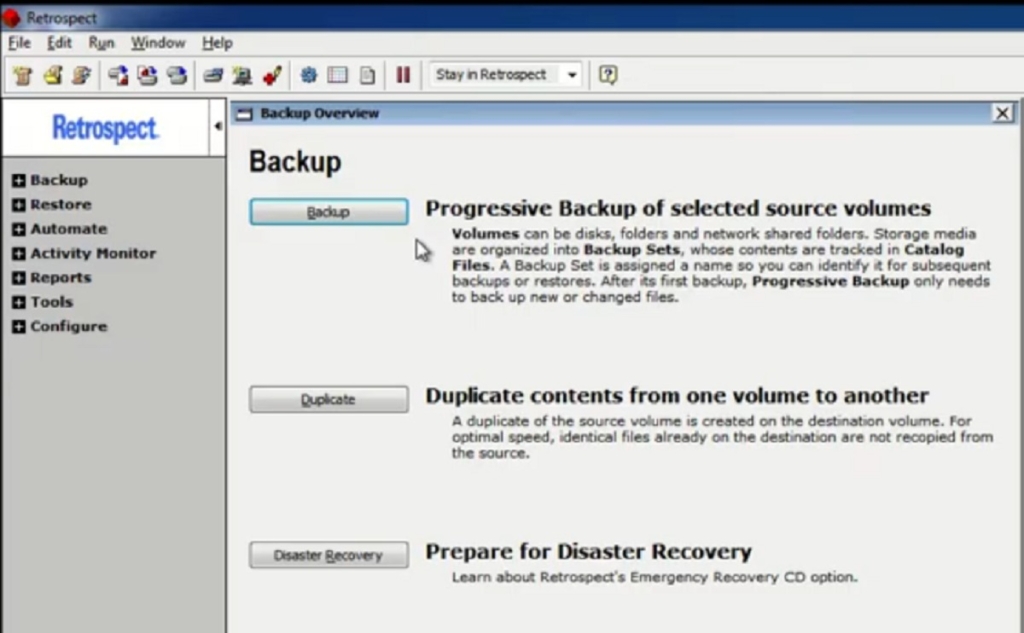 Backup
