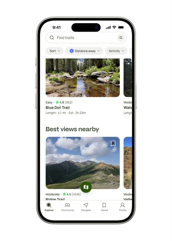AllTrails - A legjobb iPhone alkalmazás