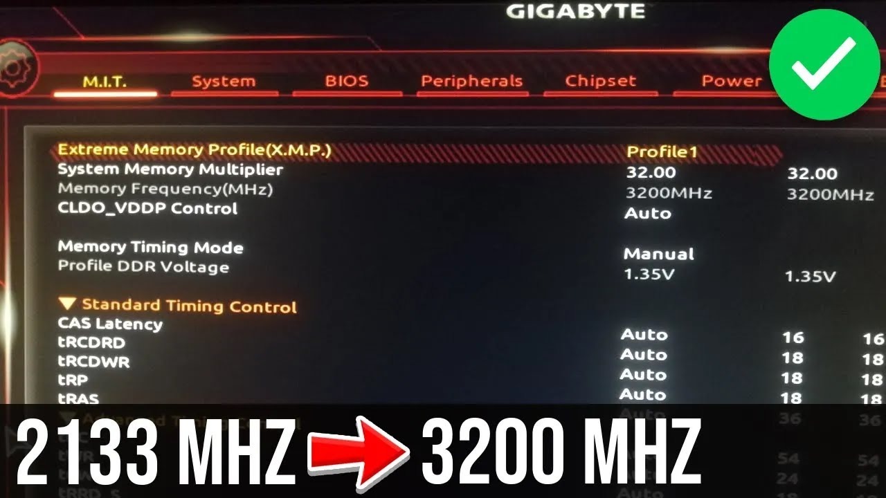 Az XMP, DOCP bekapcsolását sem szabad elfelejteni - A RAM így tudja csak 100%-ban kihajtani a rá írt specifikációkat