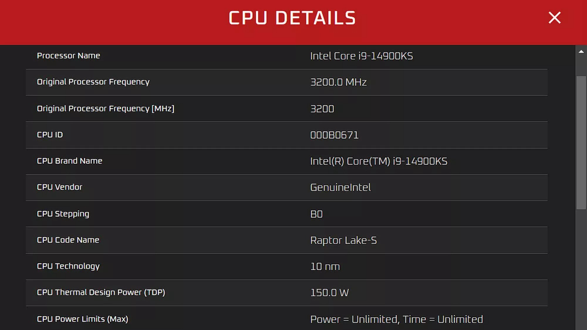 Intel i9-14900KS