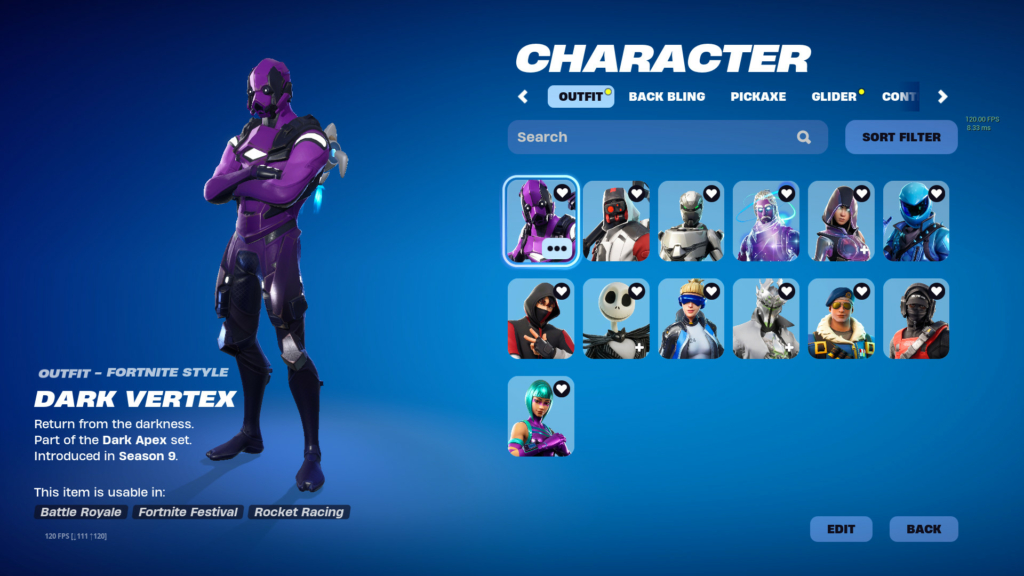 Eltűntek a ritkaságot jelző színek a Fortnite Lockerből