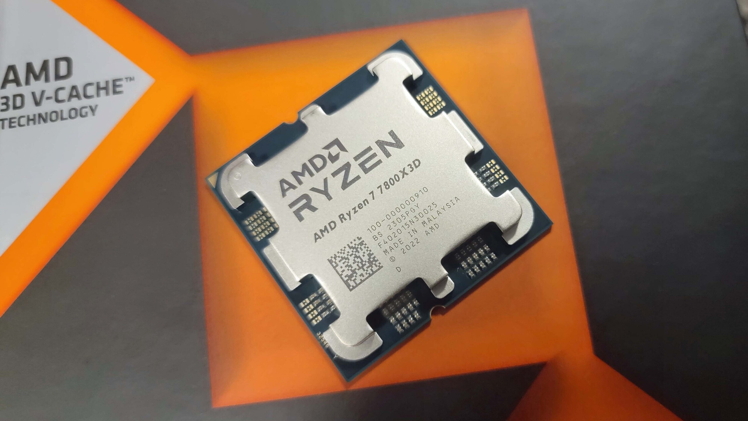 AMD Ryzen 7800X3D processzor