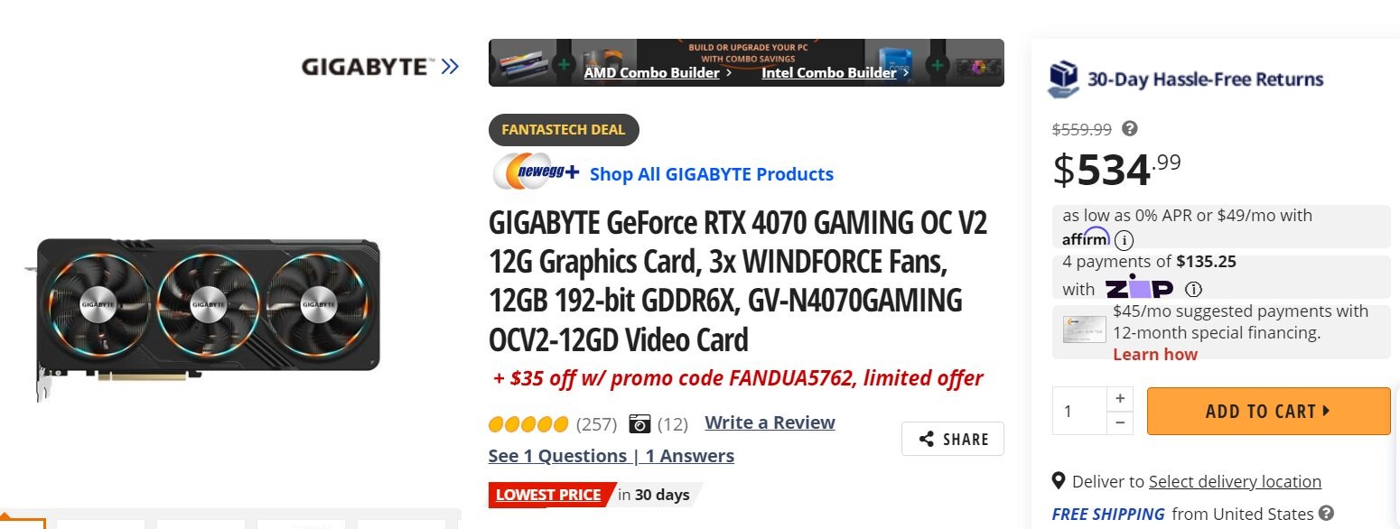 Nvidia RTX 4070 árcsökkentés
