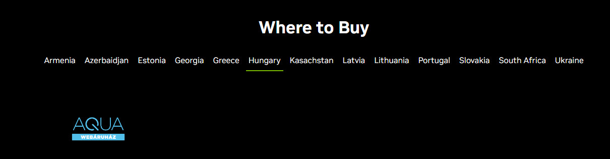 Az Nvidia oldala szerint Magyarországon az Aqua webáruházban élesedik az akció