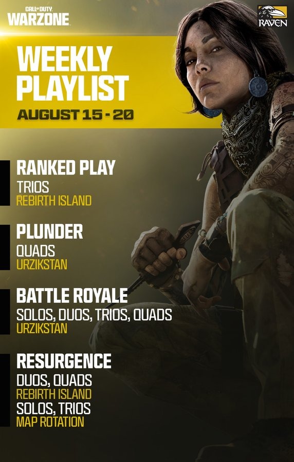 Warzone játékmódok 08.15. - 08.20