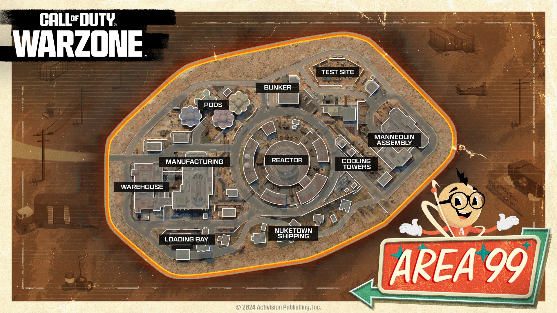 Az új Warzone pálya térképe