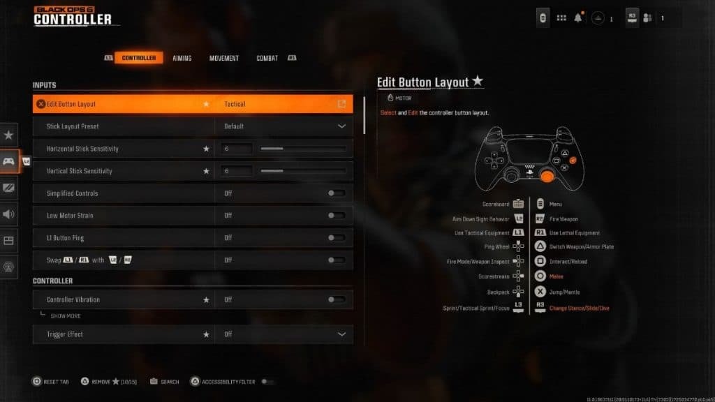 Black Ops 6 kontroller