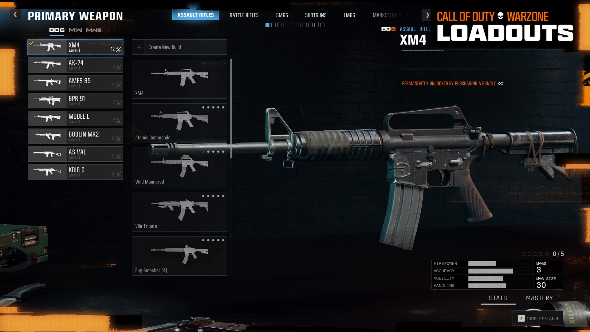 Warzone loadout