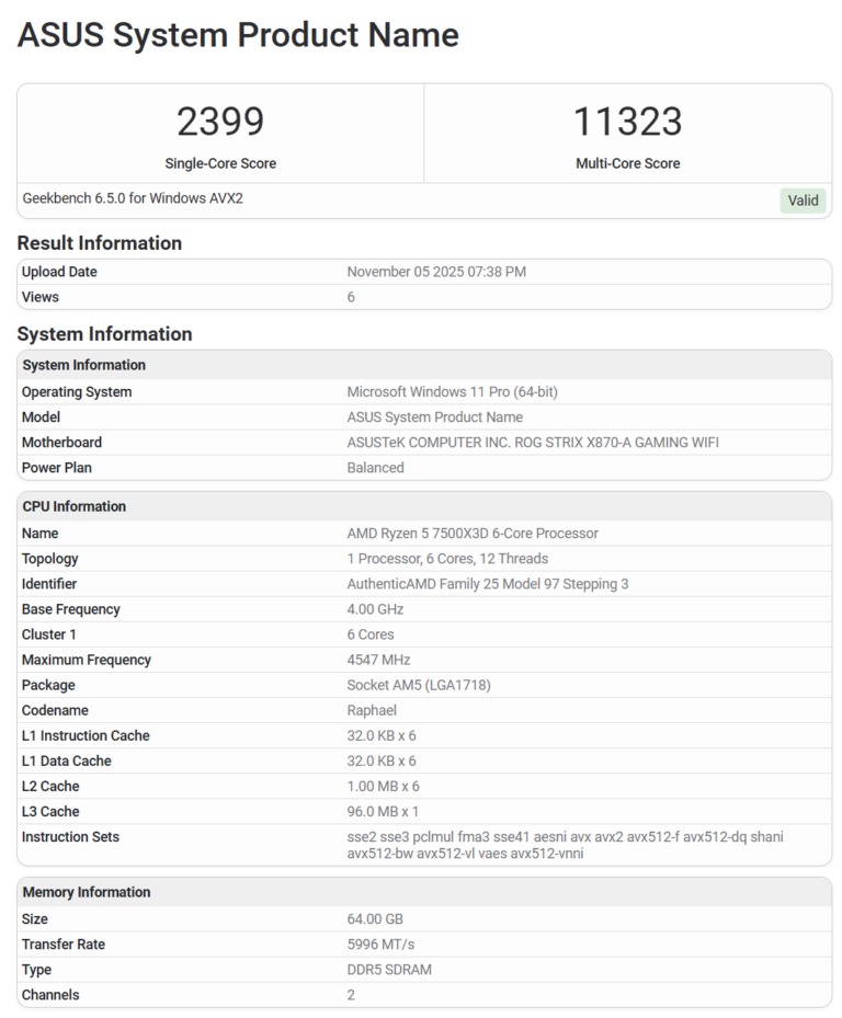 Új AMD CPU bukkant fel a Geekbench oldalán