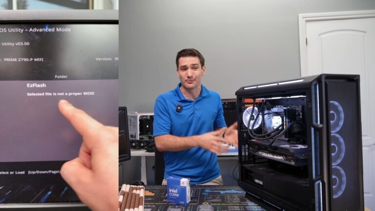 Nem frissíthető a Gamer PC BIOS-a