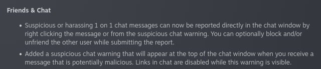 Az új Steam frissítés