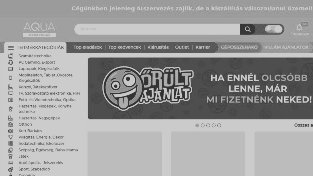 Csőd vagy felvásárlás miatt húzza le a rolót az Aqua? Bezártak a boltok, webshop még van