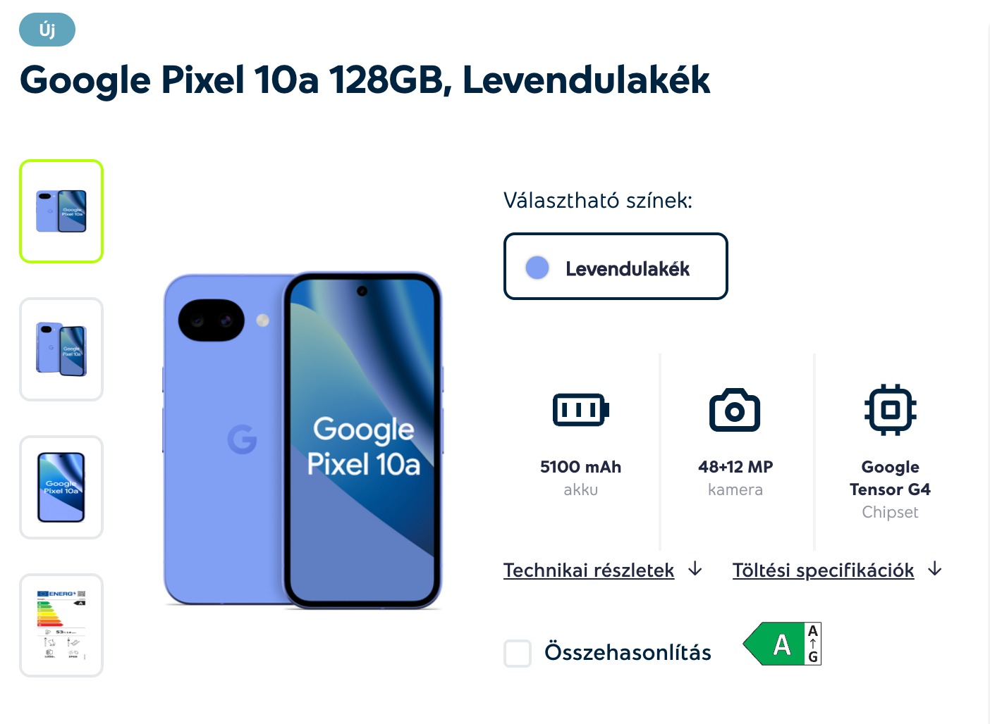 Google Pixel 10a