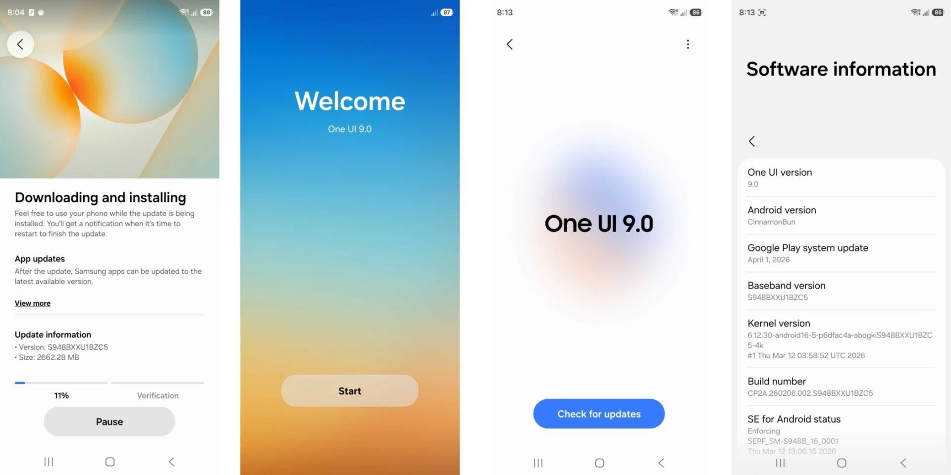 Samsung One UI 9.0